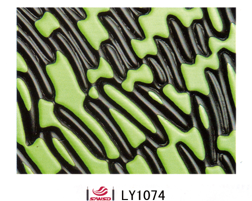 Double color cold decorative pattern